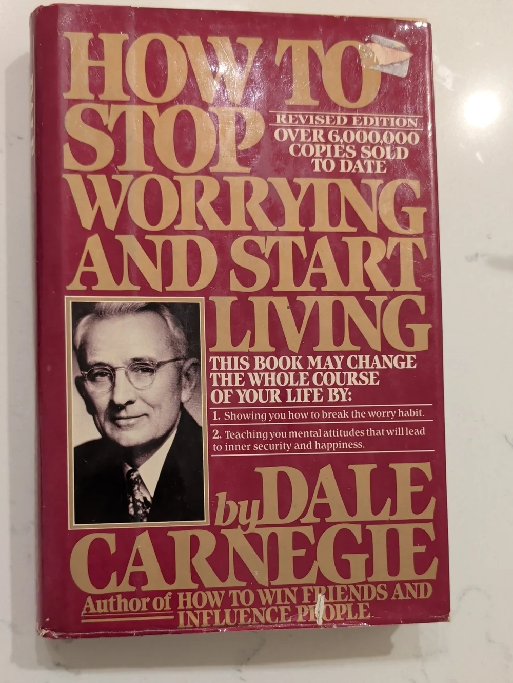 How to Stop Worrying and Start Living - hard Cover. Vintage.